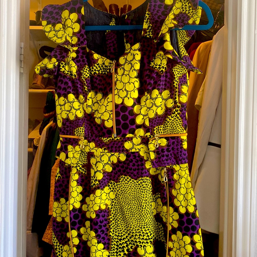 Gorgeous African print dress 4
